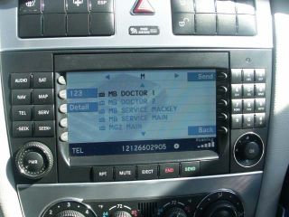 Mercedes Benz CLK Class Radio GPS Command Comand DVD Navigation 2005