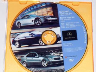 MERCEDES BENZ S CL E SLK SL CLS CLASS NAVIGATION DVD CD DISC 2006 2