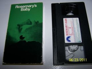 Rosemarys Baby VHS MIA Farrow Cassavetes 1968 1991