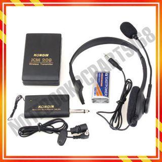 Wireless Microphone Transmitter Clip Mic Headset Y1352