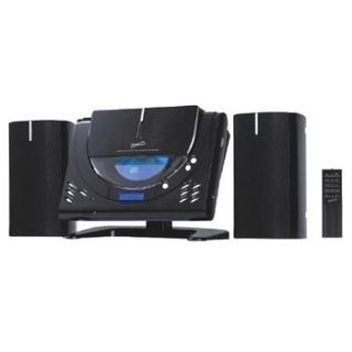 New Supersonic Home Micro Stereo System MP3 CD Player FM Radio Wall