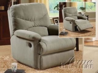 Brand NEW Acme Sage Microfiber Recliner chair light home theater soft