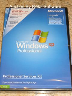 Microsoft Windows XP Professional Upgrade SP2 Brand New SEALED PN E85