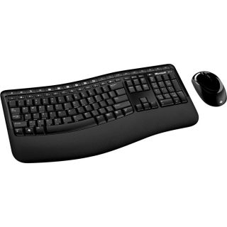Microsoft Wireless Comfort Desktop 5000 Keyboard Mouse USB Wireless