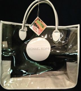 Michael Kors Beach Bag Carry All Handbag HUGE purse Tote Overnight NEW