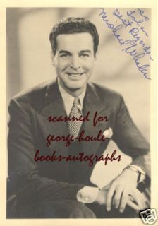 Michael Whalen Vtg Portrait Signed 1938
