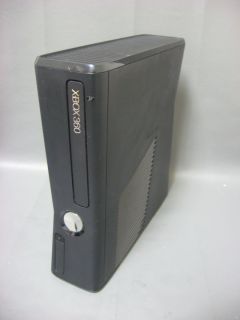 Microsoft Xbox 360 Slim S Matte Black Game Console 250GB HD Drive No
