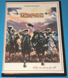 The Musketeers DVD 1989 Michael York Oliver Reed Kim Cattrall