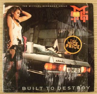 Michael Schenker Group Built to Destroy 1983 LP