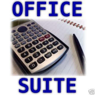 Office Software Suite for Microsoft Windows XP Vista 7 2007 2010