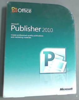 Microsoft Office Publisher 2010 Software 164 06233 New