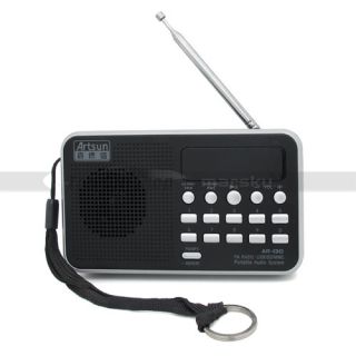 Portable FM Radio USB  WMA Playback SD MMC  WMA Speaker Audio
