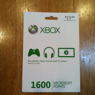 Xbox 360 1600 Microsoft Points