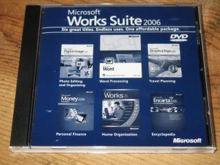 Microsoft Works Suite 2006 with Digital Image Standard 2006 PC DVD ROM