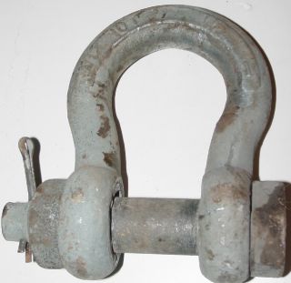 Shackle 10 Ton Anchor Type Galvanized Made in USA