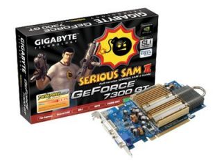 Gigabyte NVIDIA GeForce 7300 GT GVNX73T256PRH 256 MB DDR2 SDRAM PCI
