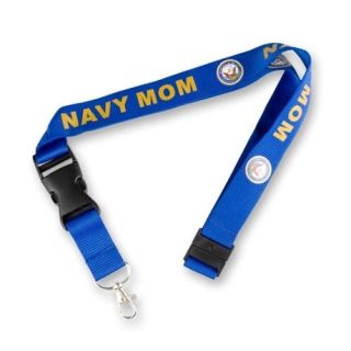 Navy Mom Mother New Blue Logo Military Lanyard