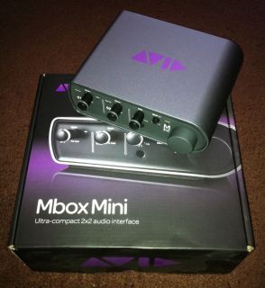 Avid Mbox Mini Ultra Compact 2x2 USB Audio Interface 3rd Generation