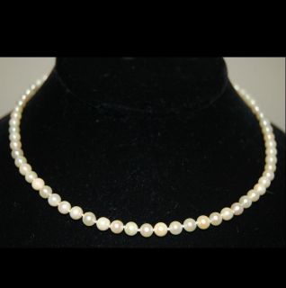 Mikimoto Vintage Pearl Necklace