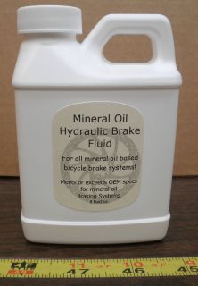 Mineral oil based bicycle hydraulic brake fluid 8oz Magura & shimano