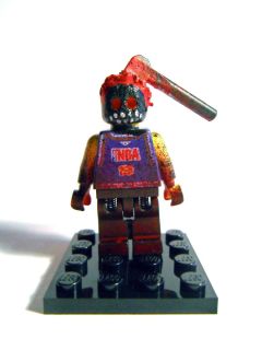 LEGO Halloween Minifigure Custom NBA Basketball Player Zombie Ghost