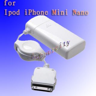Emergency AA Battery Charger for iPod iPhone Mini Nano