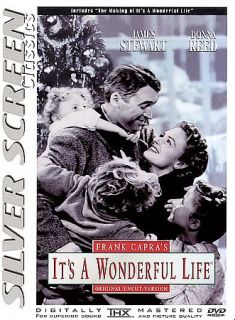 Its a Wonderful Life DVD, 1998, Uncut Silver Screen Classics