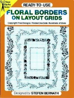 Ready to Use Floral Borders on Layout Grids by Stefen Bernath 1988