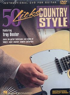 Troy Dexter   50 Guitar Licks Country Style DVD, 2003