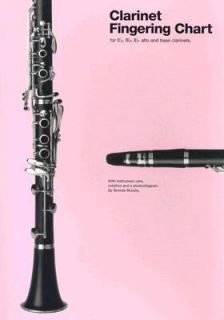 Clarinet Fingering Chart by Brenda Murphy 1984, Paperback