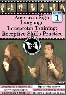 American Sign Language Interpreter Training Receptive Skills Practice