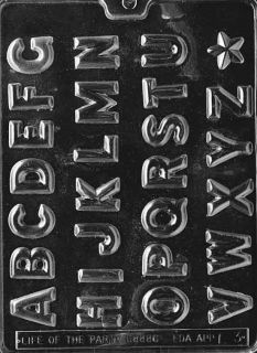 ALPHABET (A Z) Letters & Numbers Chocolate Candy Mold 1 1/4 tall