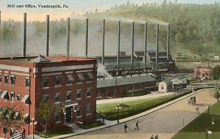 STEEL) MILL,PLANT & OFFICE BUILDING VANDE RGRIFT,PA 1915