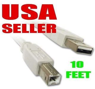 10FT USB 2.0 A TO B HIGH SPEED PRINTER CABLE CORD 126