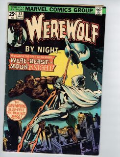 Werewolf by Night #33  2nd App of Moon Knight (1975) (Marvel) (F)