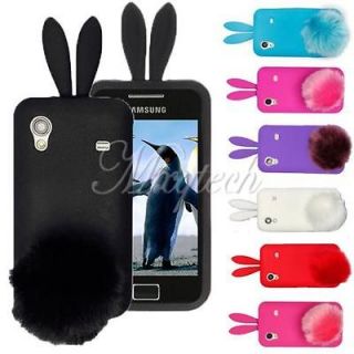 3D Cute Bunny Rabbit Soft Silicone Skin Cover Case For Samsung Galaxy