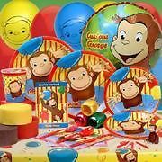 Curious George Birthday Party Supplies Plates Cups Napkins Balloons U