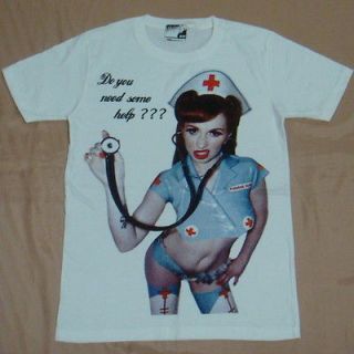 AB ART T Shirt Nurse girl thai clothes skate tattoo punk streetwear