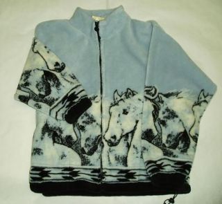 horse fleece jackets in Clothing, 