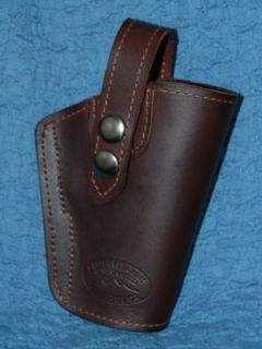 LEATHER GUN CONCEALMENT SIDE HOLSTER FOR BERSA THUNDER 380 32 ACP