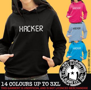 HACKER Hoody   Funny Computer Mac Hoodie, Nerd Geek Hooded Sweatshirt
