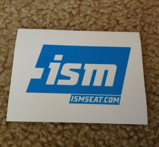ism   seats/saddles Bicycle Cycling Sticker Decal
