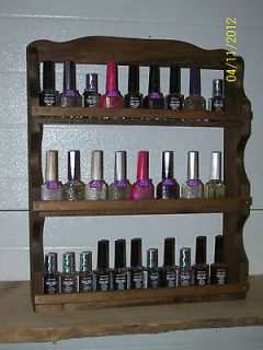 spice rack/nic nac makeup nai l polish glimmer mist display shelf 13