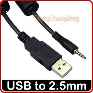 5FT USB to 2.5mm Audio Jack Plug Converter Stereo Cable