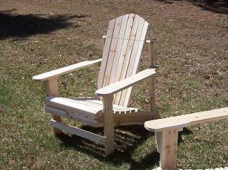 Adirondack Chair Douglass Fir Wood Stainless Hardware Kit Natural Wood