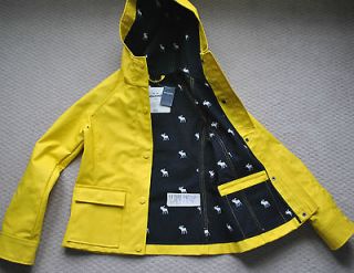 KIDS Girls RAIN COAT Addison NWT Yellow Jacket Size XL A&F