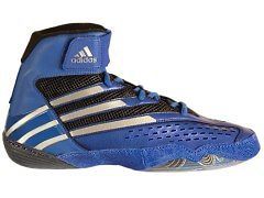 Adidas Wrestling Shoes 562184 ATTAAK II Cobalt/MTSILVE R/Black Size 5