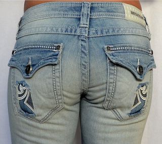 Affliction Womens Denim JADE CUTOUT FLEUR FLAP Jeans   111BC025