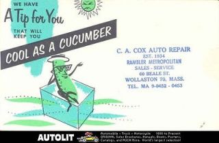 1960 Rambler American Air Conditioner Brochure