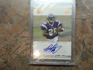 ADRIAN PETERSON AUTO 2007 TOPPS PERFORMANCE RC 22/99